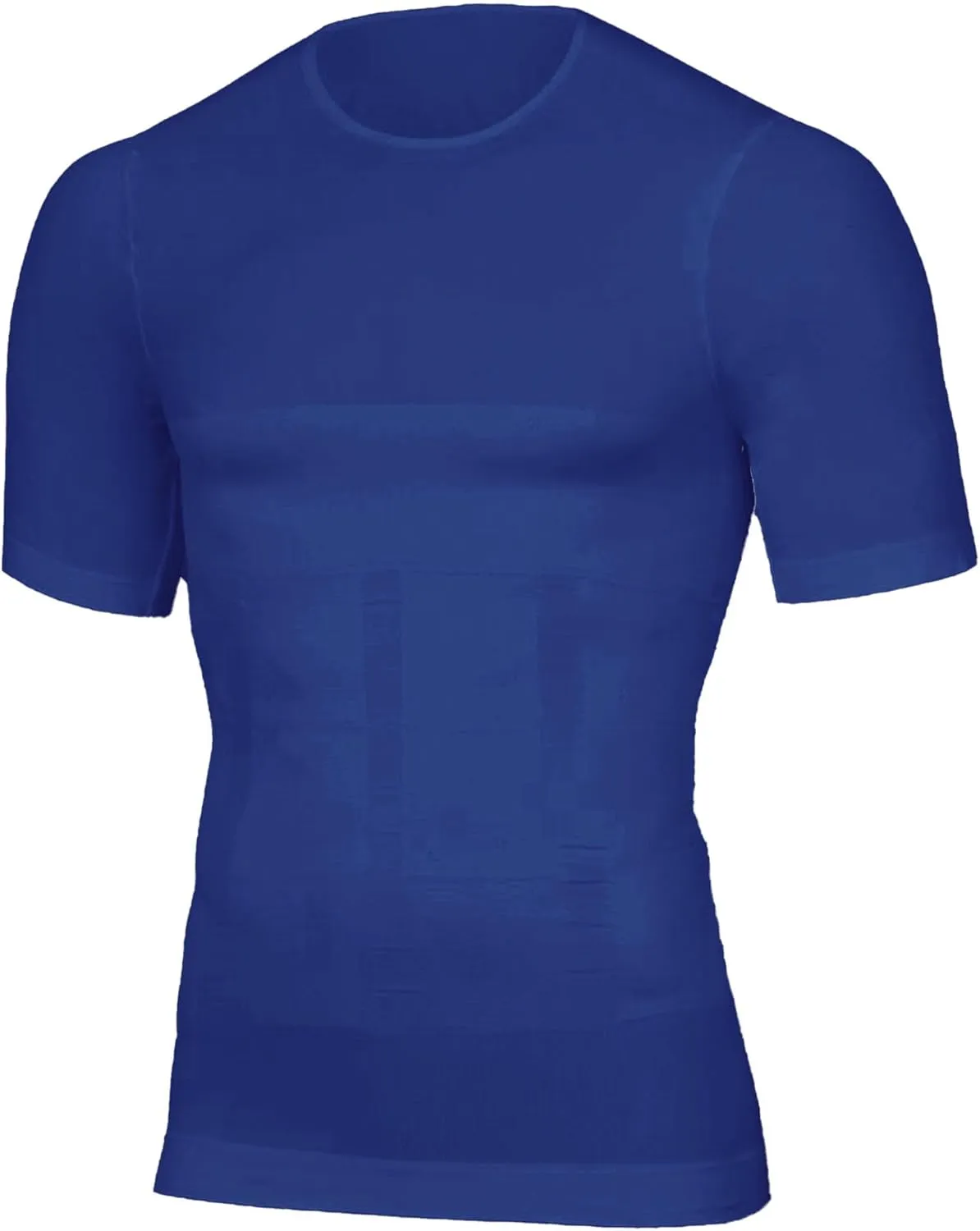 5 Pack Men's Short Sleeve Compression Shirts Workout Gym Slimming Shapewear T-Shirts Tops Athletic Undershirts