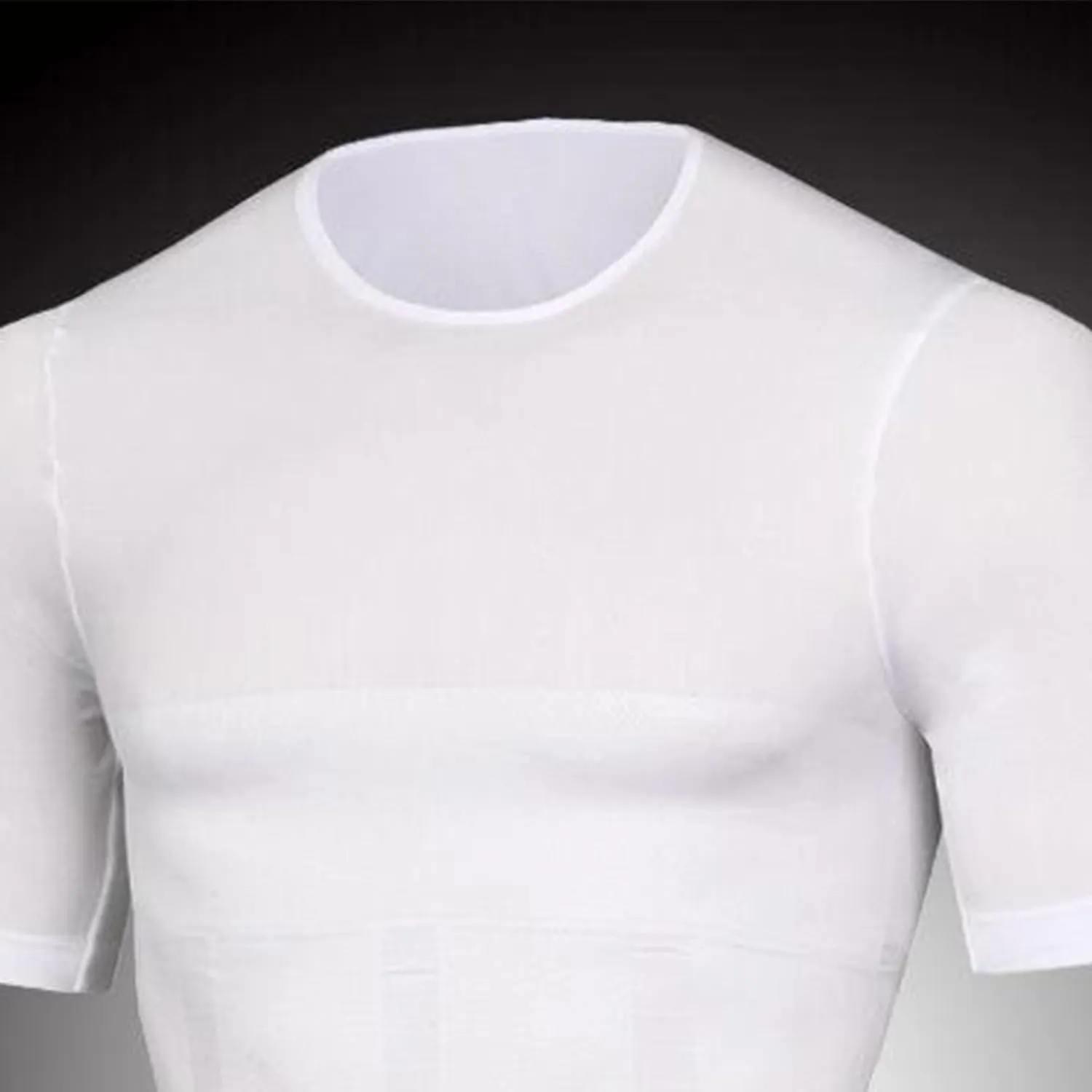 5 Pack Men's Short Sleeve Compression Shirts Workout Gym Slimming Shapewear T-Shirts Tops Athletic Undershirts