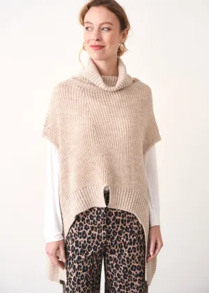 ALANI SLEEVELESS ROLL NECK SWEATER