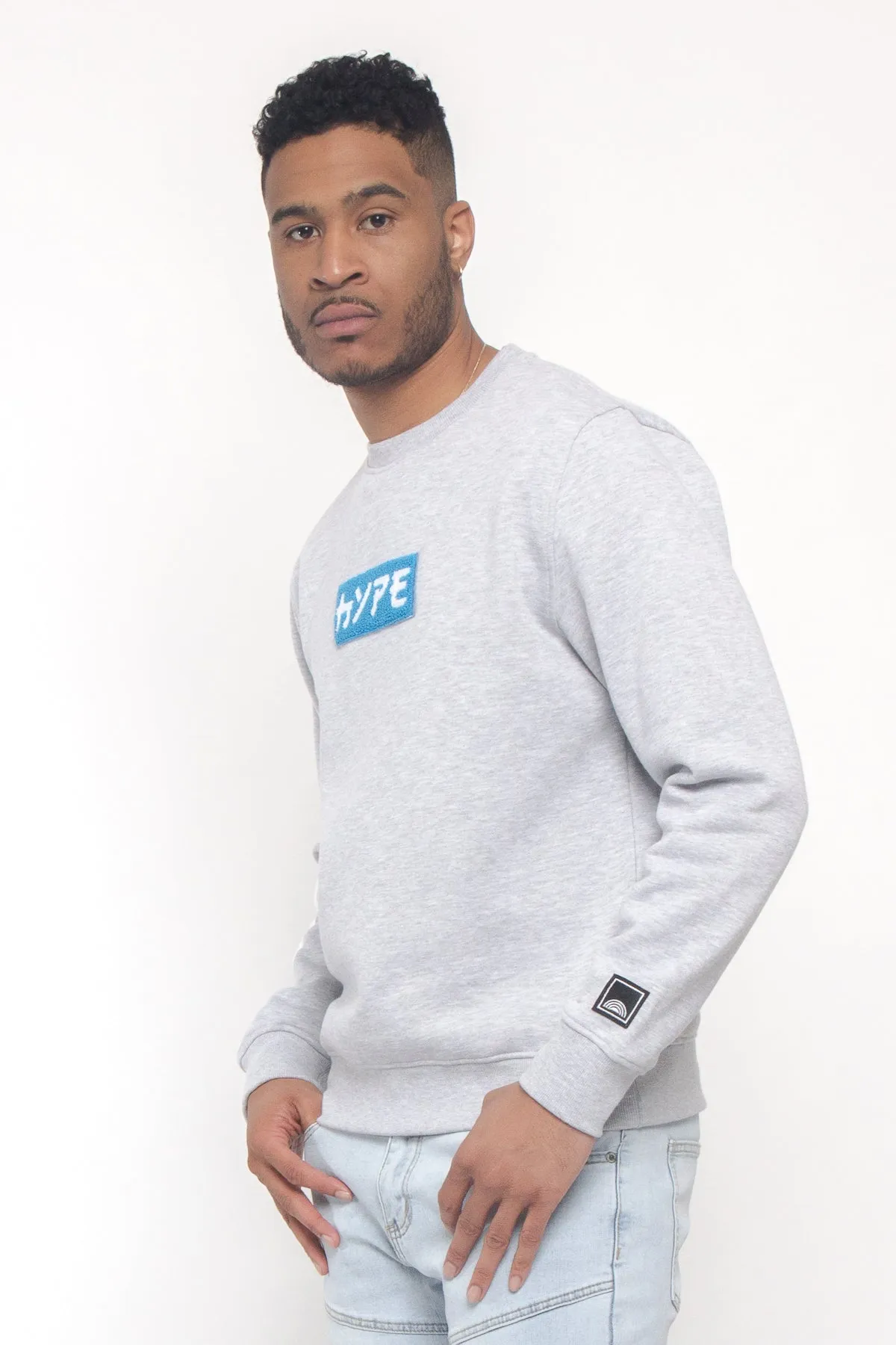 Applique Patch Hype Crewneck