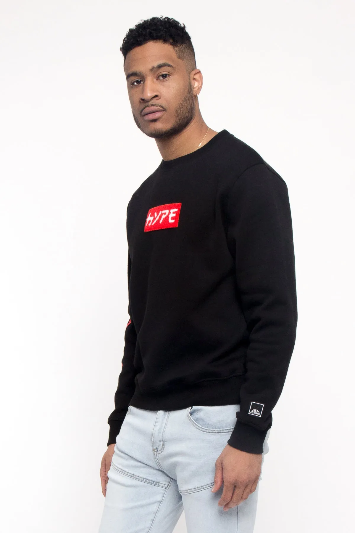 Applique Patch Hype Crewneck
