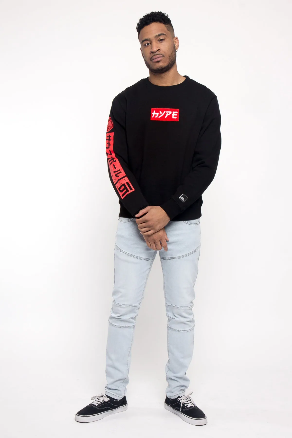 Applique Patch Hype Crewneck