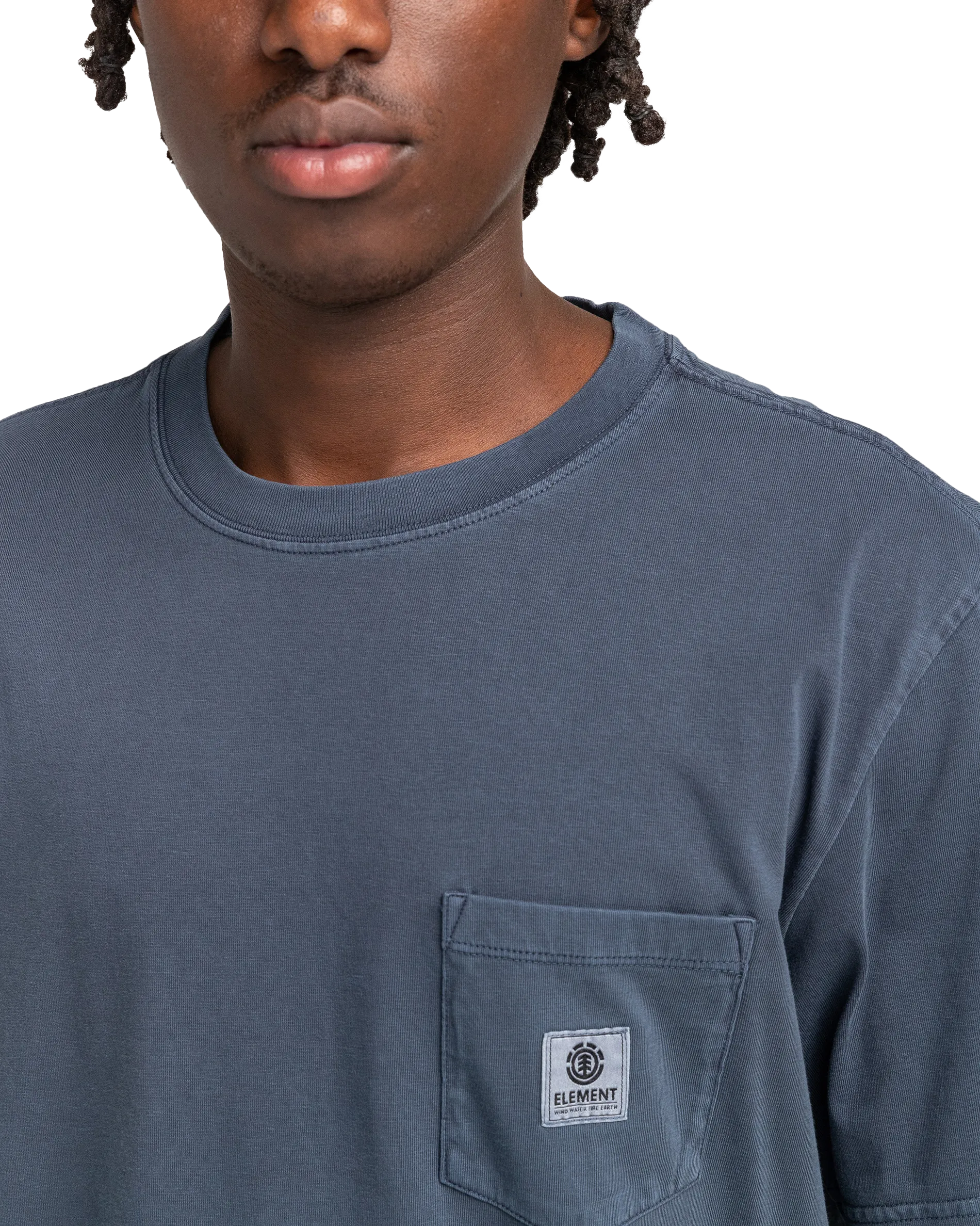 Basic Pocket T-Shirt in Blue Nights