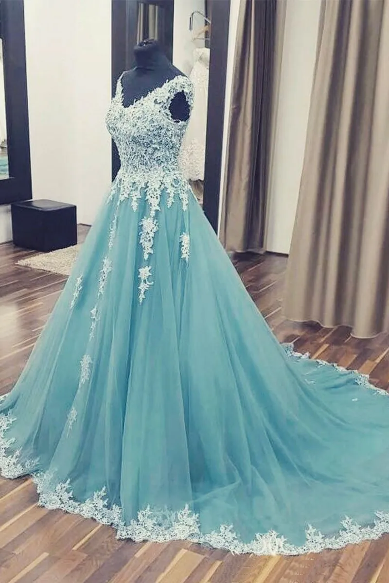Beautiful Prom Dresses Ball Gown Sweep/Brush Train Sexy Prom Dress/Evening Dress JKL407