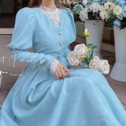 Best Pretty Party wear lace midi dress for Women