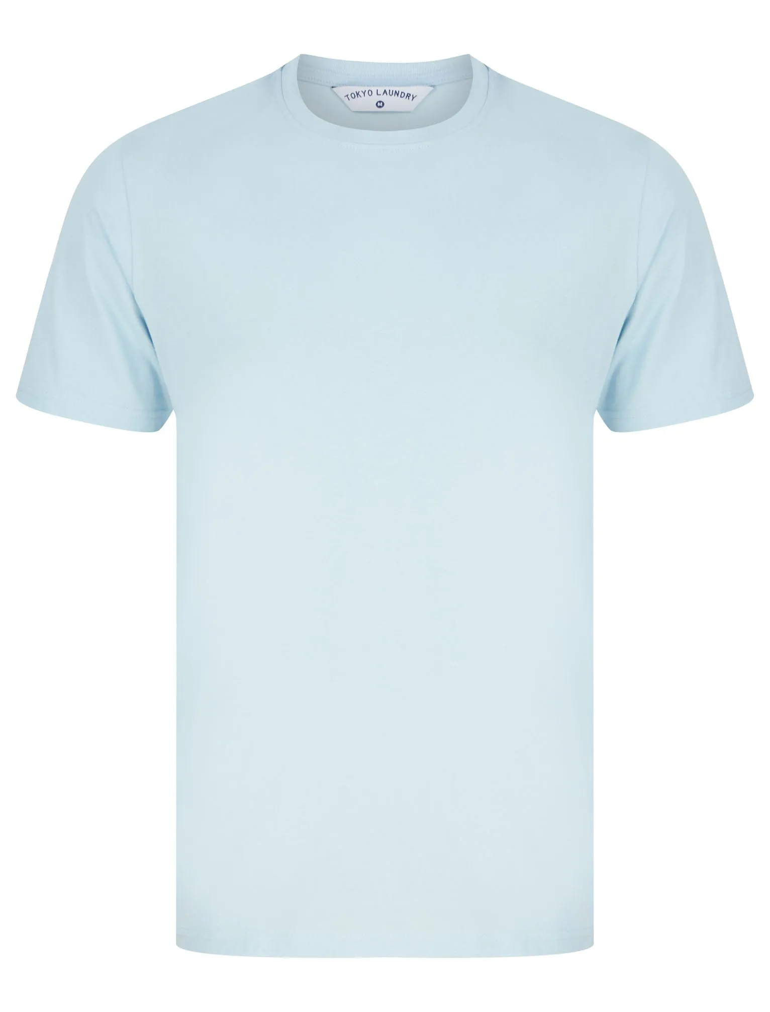 Bilton (5 Pack) Cotton Jersey Basic T-Shirt Set In Red / Navy / Grey Marl / White / Angel Falls Blue - Tokyo Laundry