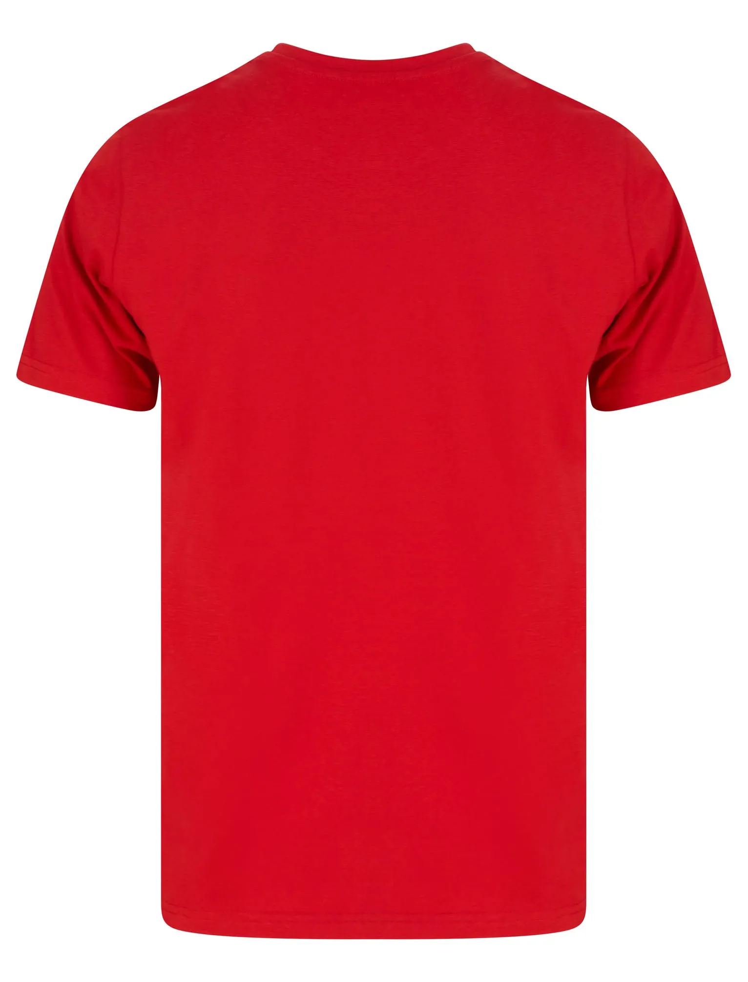 Bilton (5 Pack) Cotton Jersey Basic T-Shirt Set In Red / Navy / Grey Marl / White / Angel Falls Blue - Tokyo Laundry