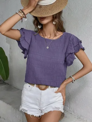 Charming Purple Top