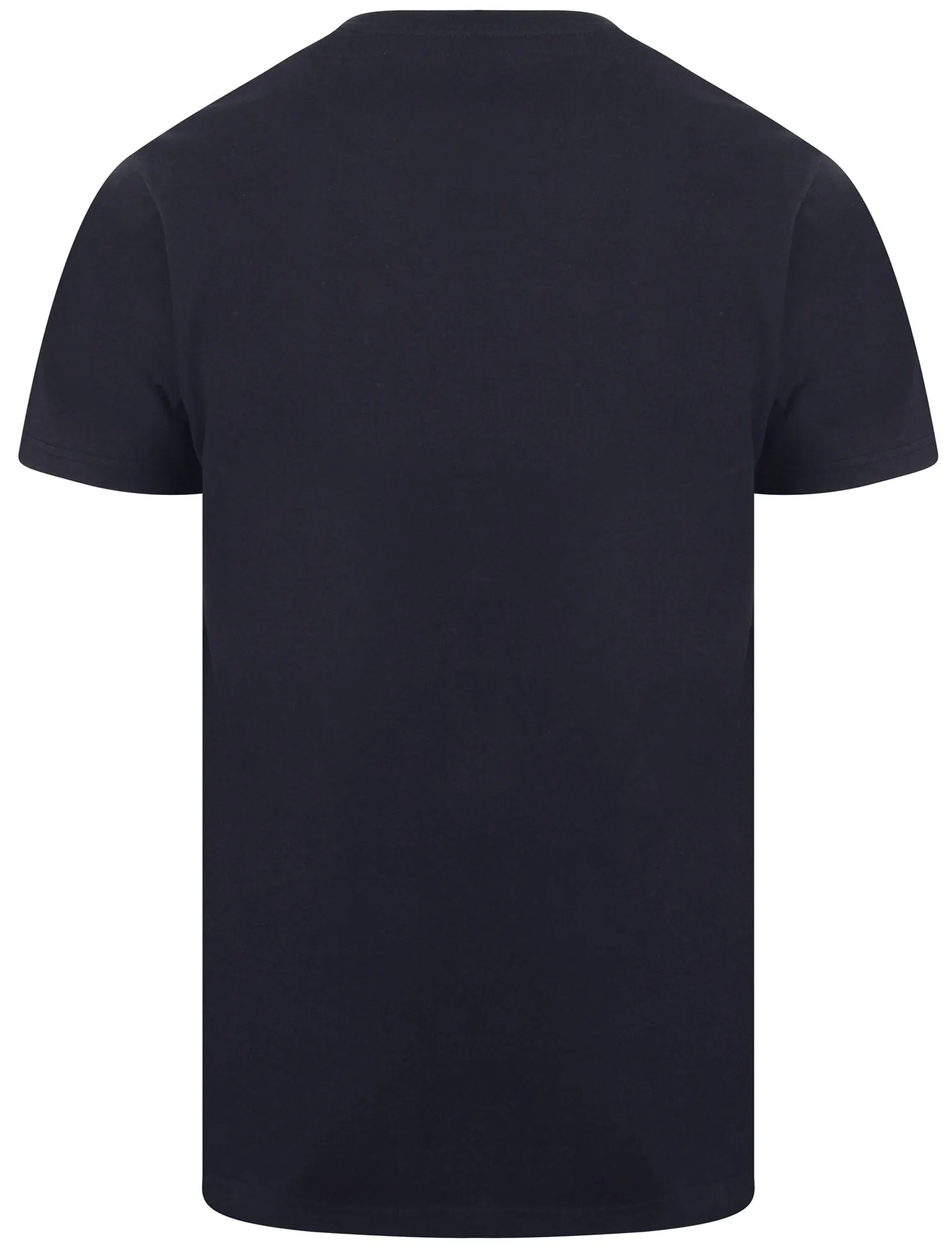 Clancy Basic Cotton Crew Neck T-Shirt In Navy - South Shore