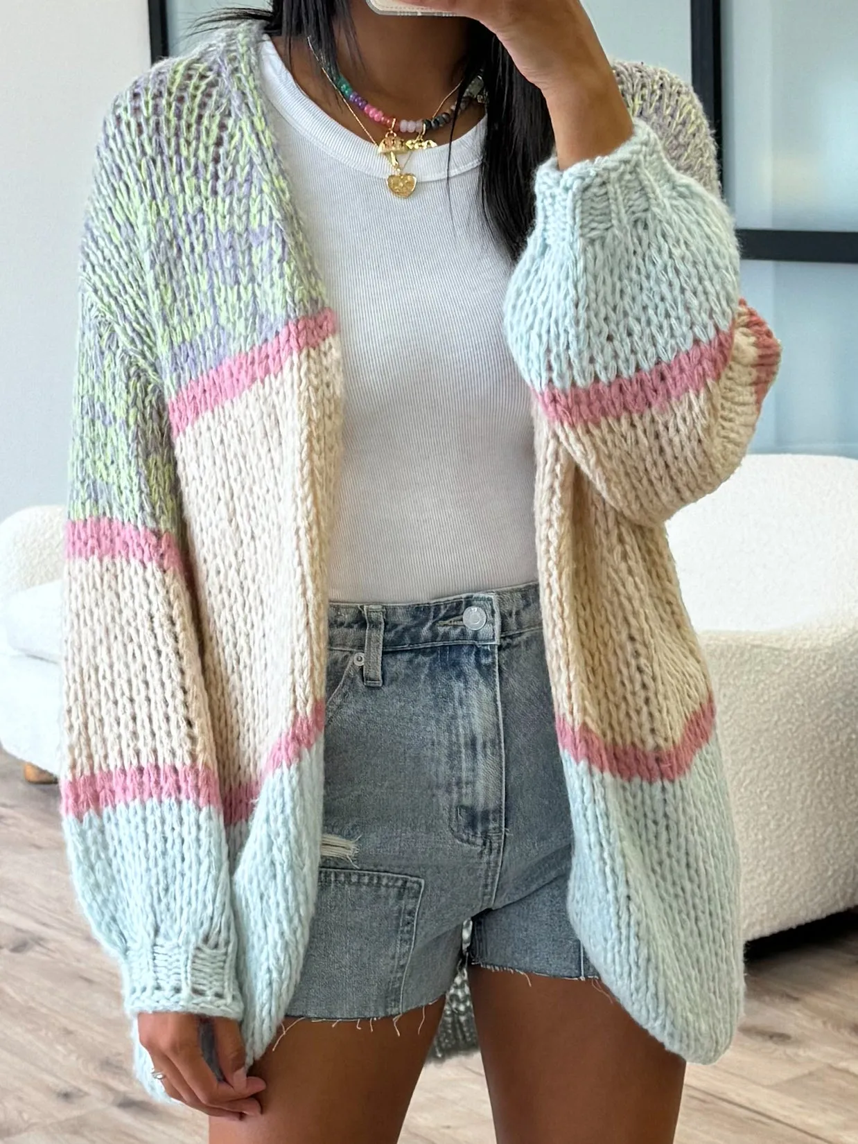Dream In Color Cardigan | Meadow |  Plus Available | RESTOCK