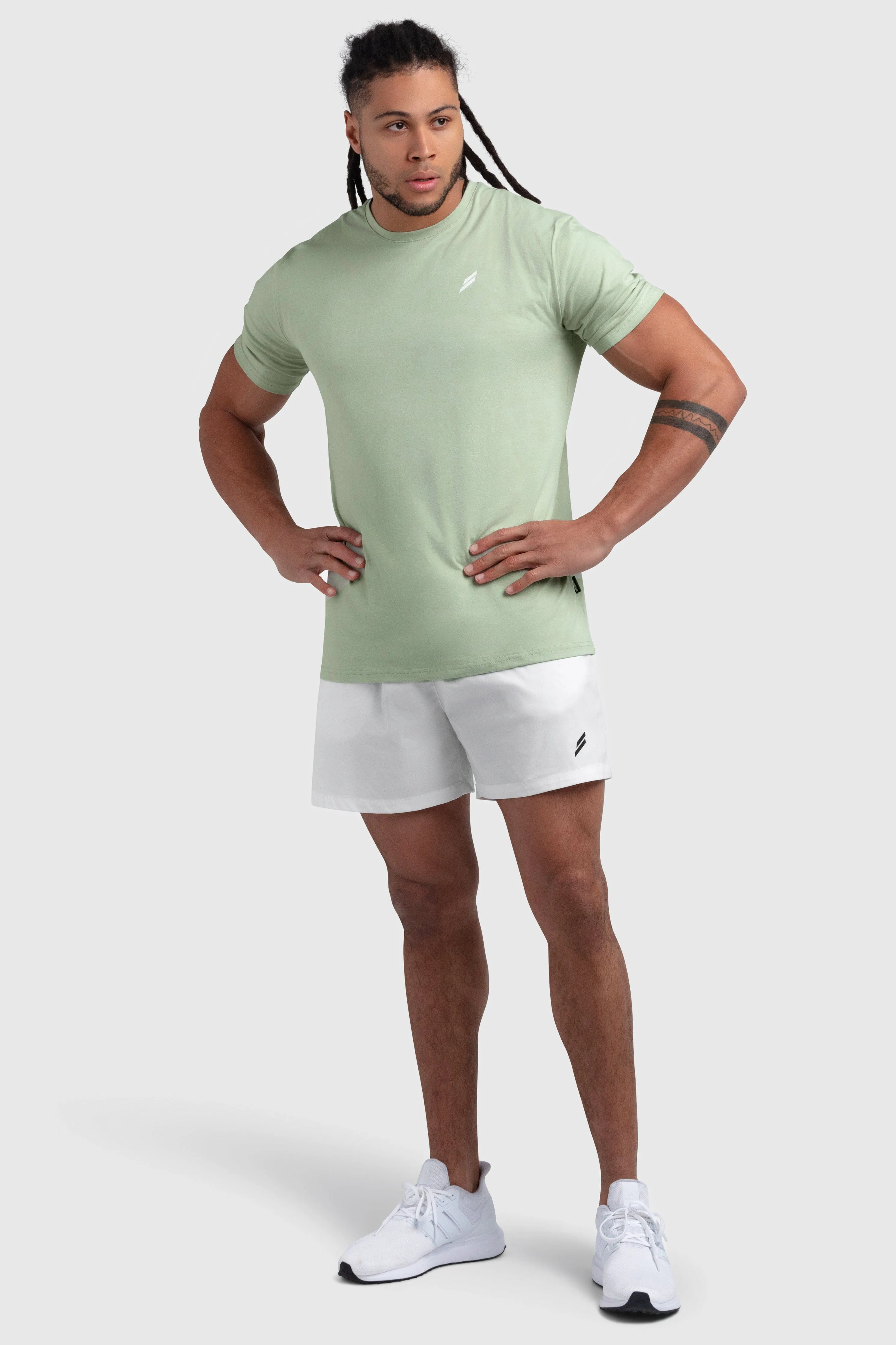 Essential Regular Fit Tee - Sage Green