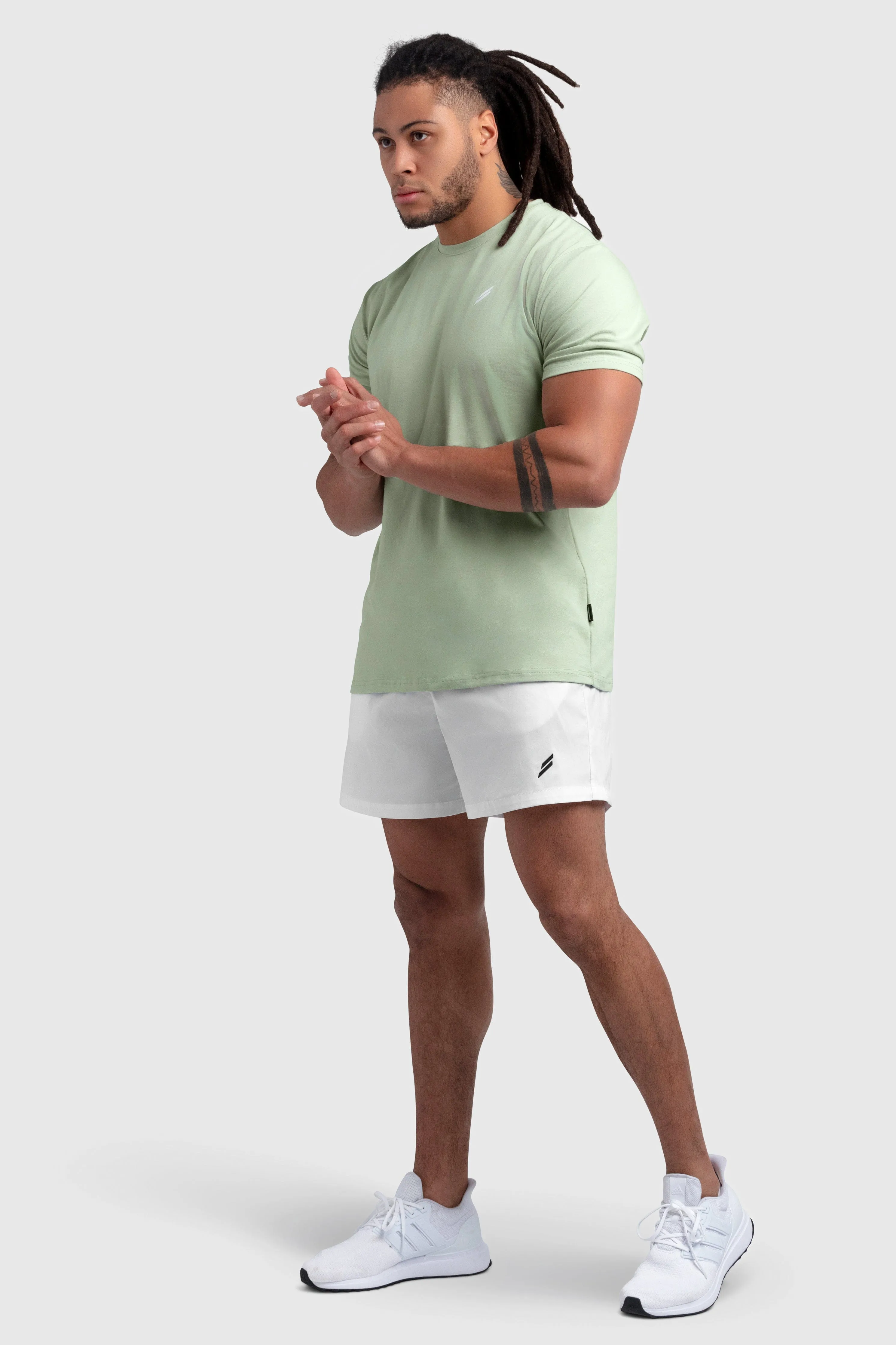 Essential Regular Fit Tee - Sage Green