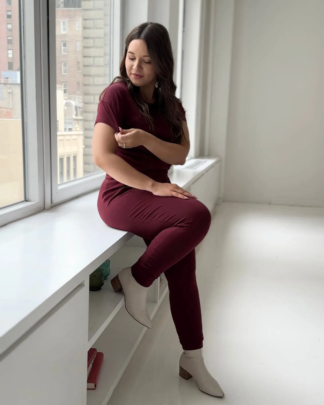 EVERYDAY tee in Mahogany