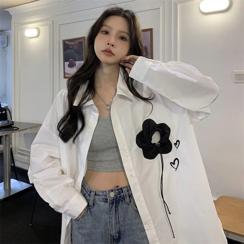 GeGe Hearts & Rose Casual Shirt
