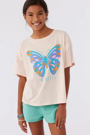 Girls Shirt O'Neill Kids Boxy Cut Lucky Butterfly