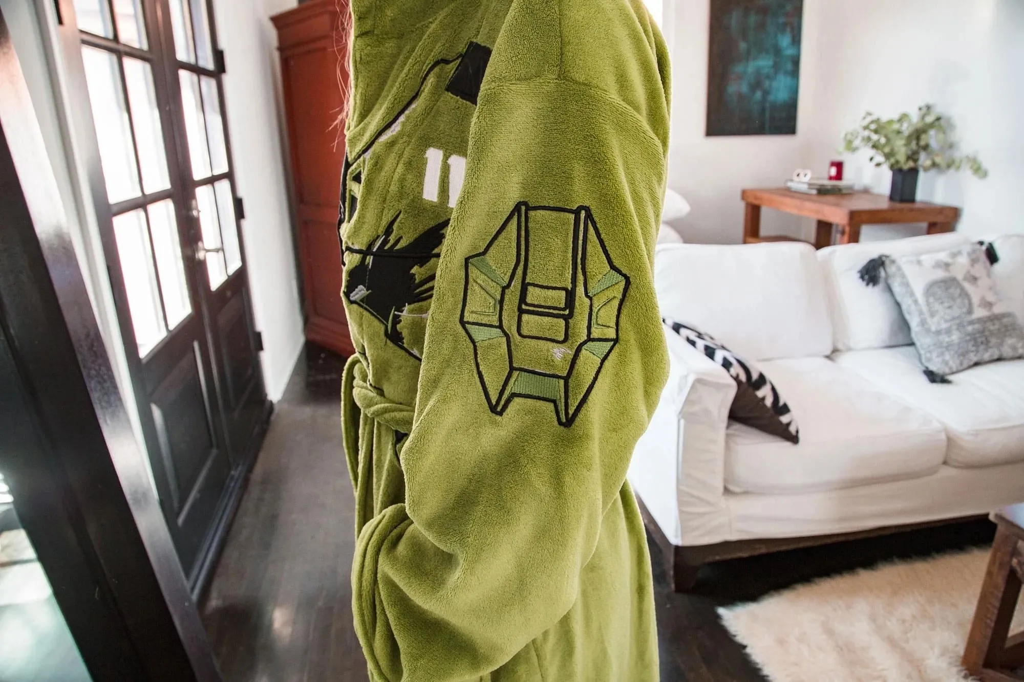 Halo Infinite Master-Chief Hooded Bathrobe