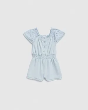 Infant Girl Breezy Eyelet Romper