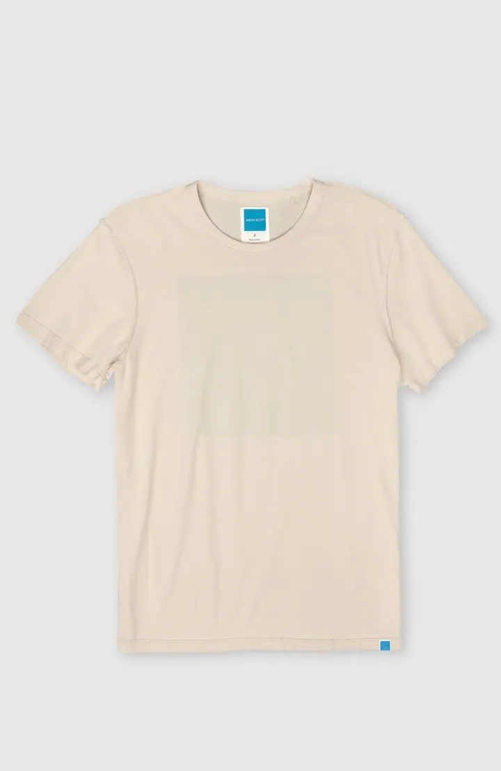 Jason Scott | Reversed Seam Blue Square Tee
