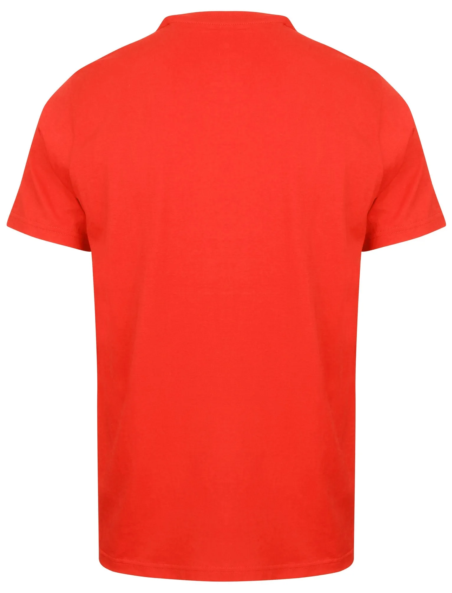 Kinsley Basic Cotton Crew Neck T-Shirt In Ribbon Red - South Shore