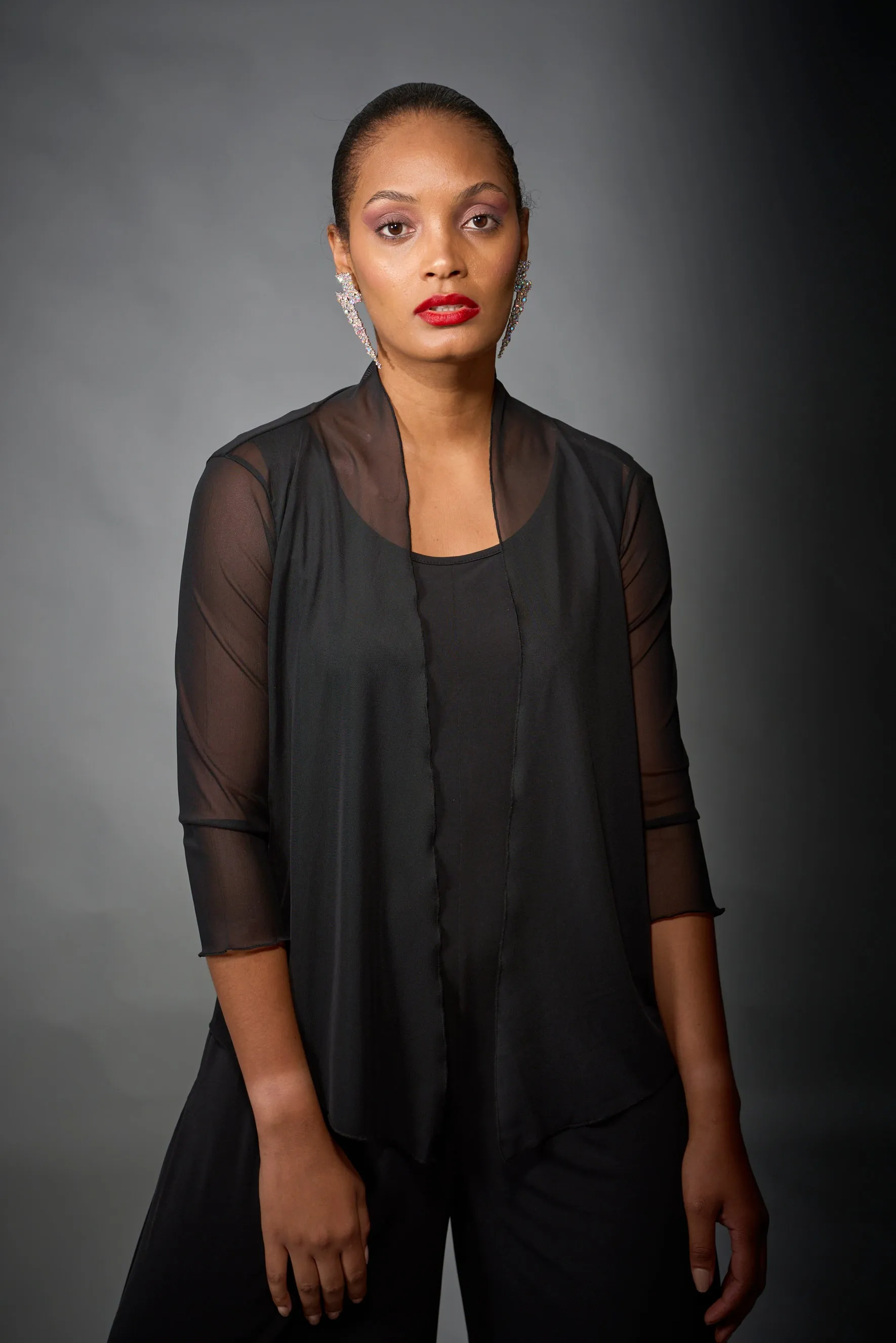 Kozan, Mesh, Melanie Jacket in black