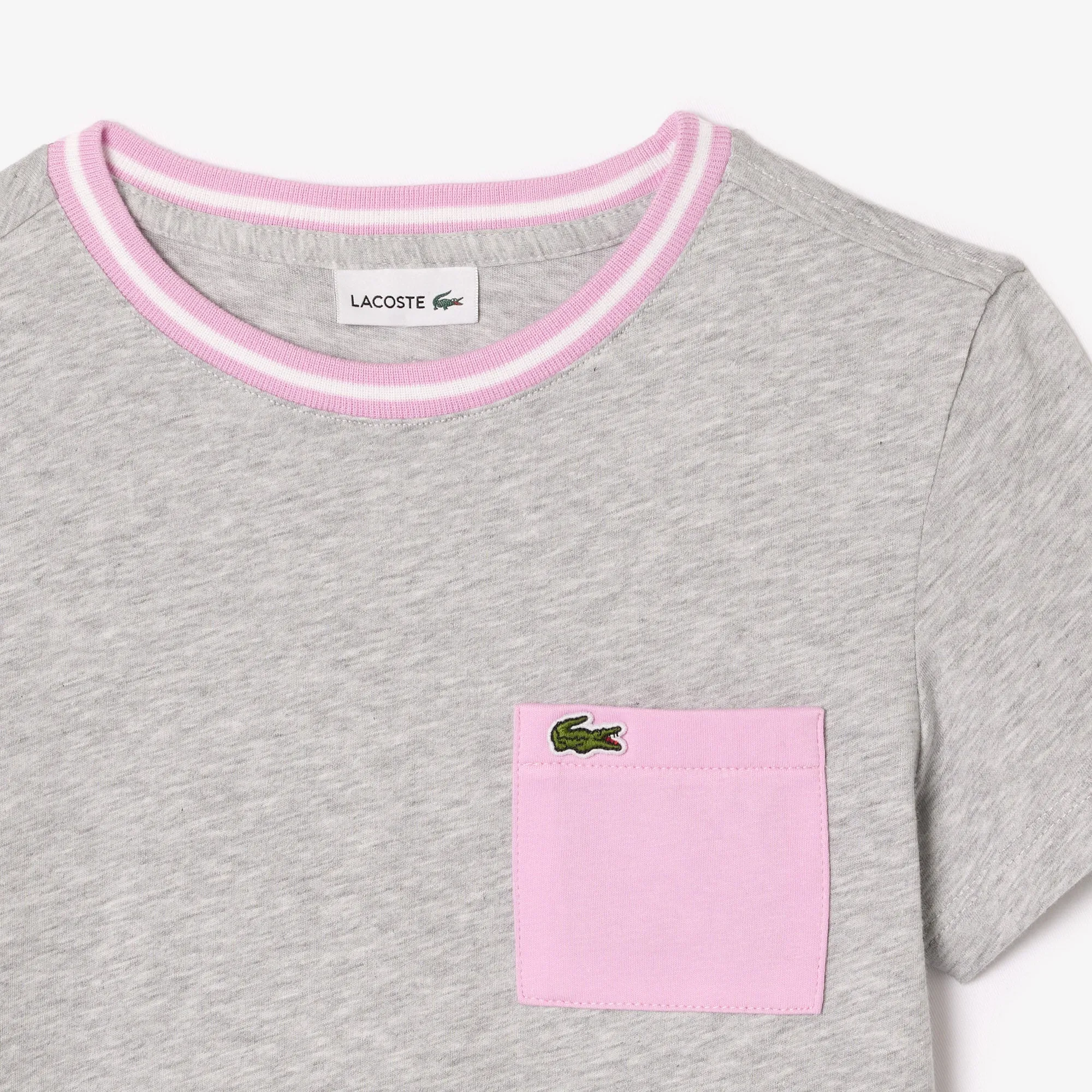 Lacoste Kid's Contrast Pocket Cotton T-shirt