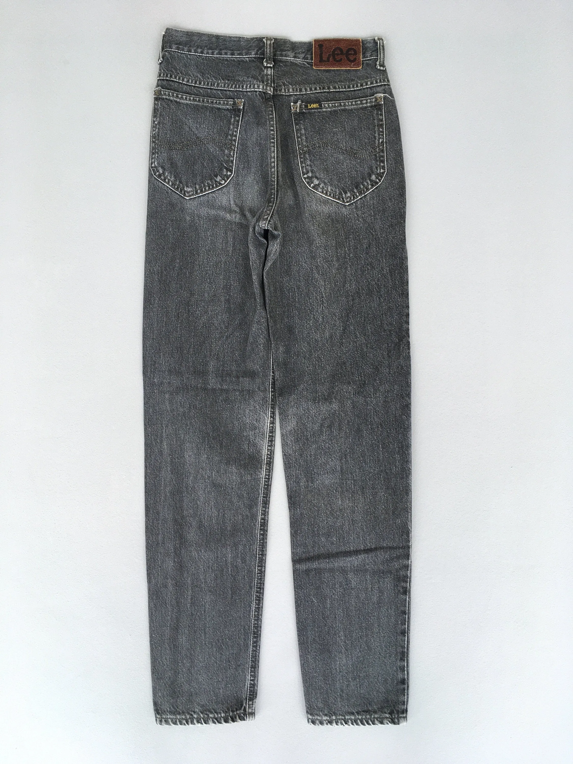 Lee Riders Ash Gray Stone Washed Jeans Size 26x30.5
