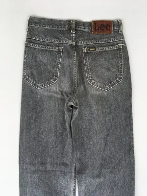 Lee Riders Ash Gray Stone Washed Jeans Size 26x30.5