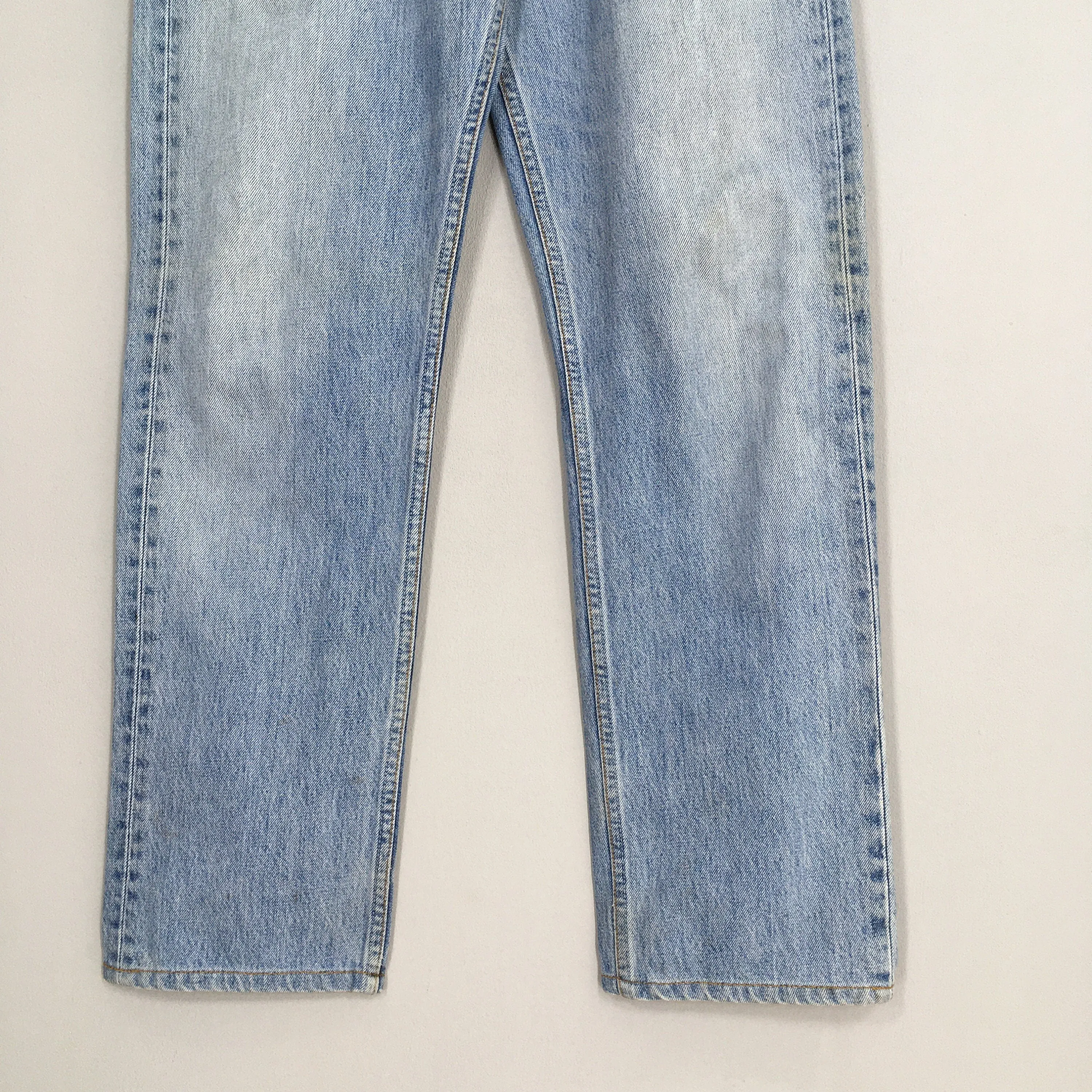 Levi's 501 Faded Blue Jeans Dirty Denim Size 31x31