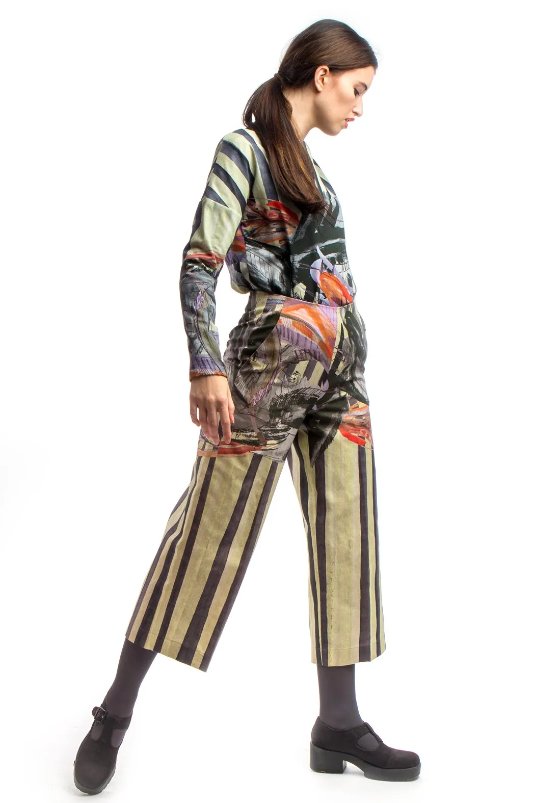 Longsleeve Shirt Printed Beige