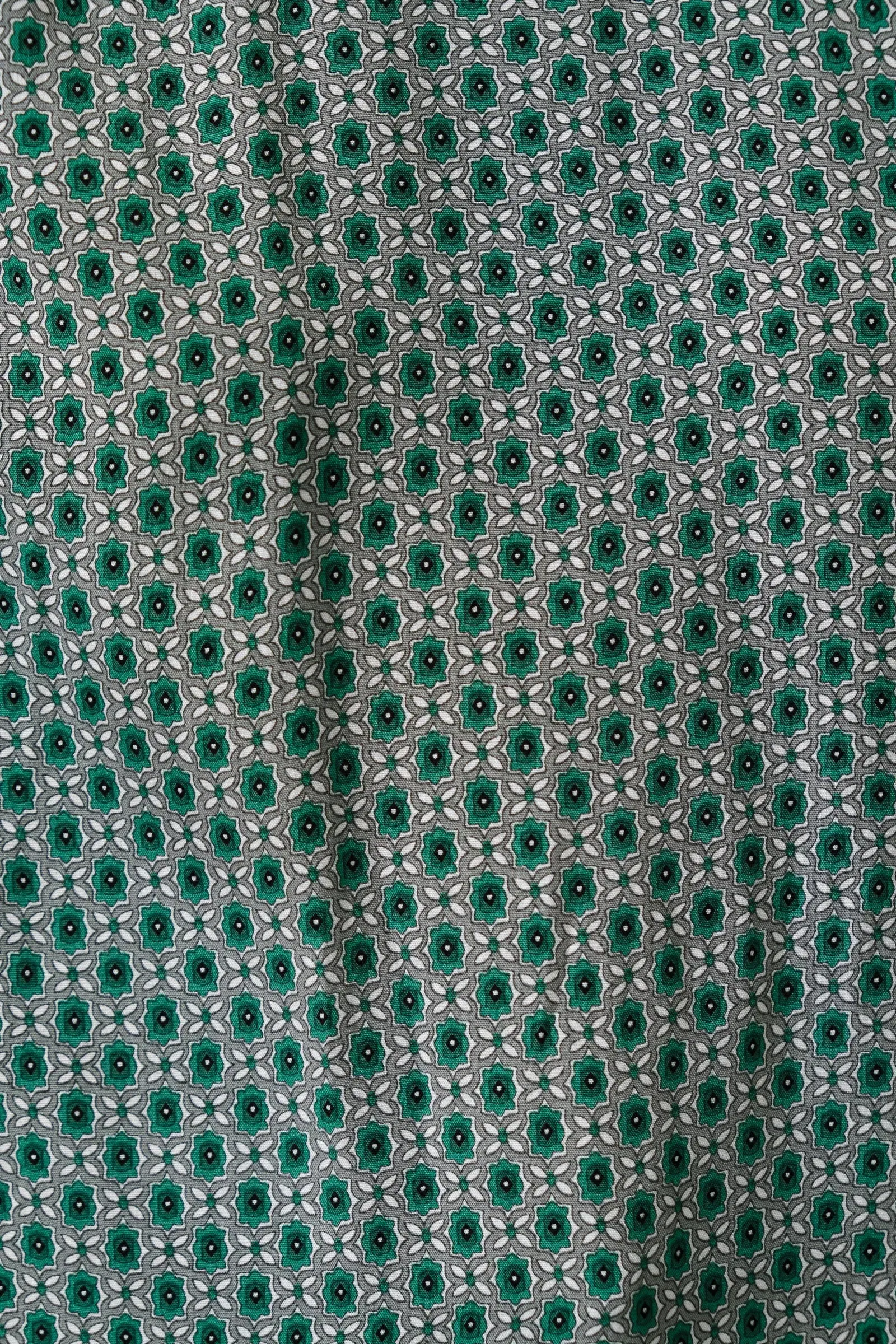Mellie Flower Tile Print Blouse
