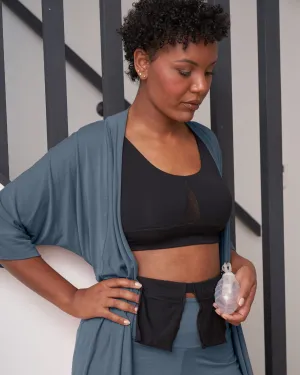 Miena Robe with Drain Management Belt