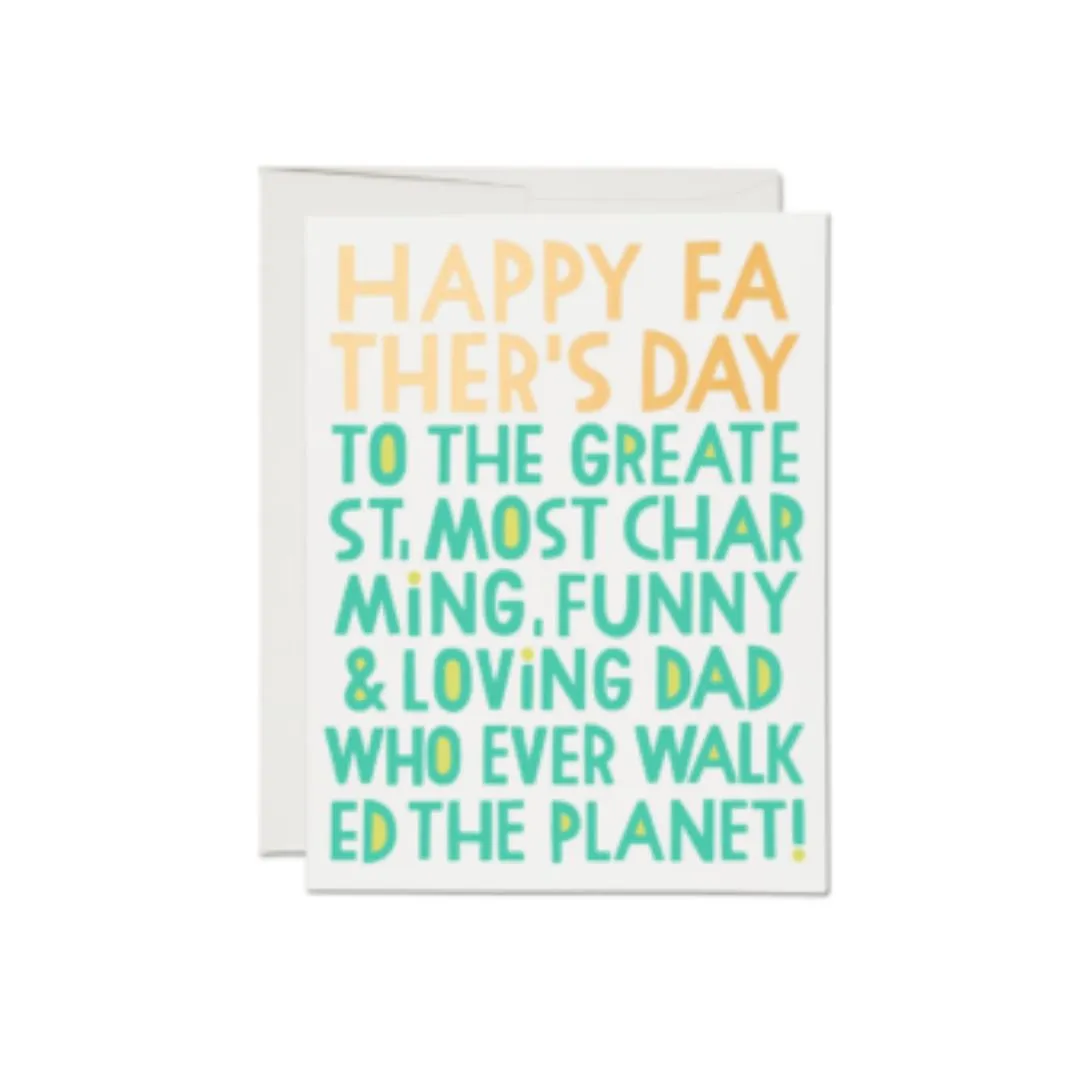 Most Charming Dad Card