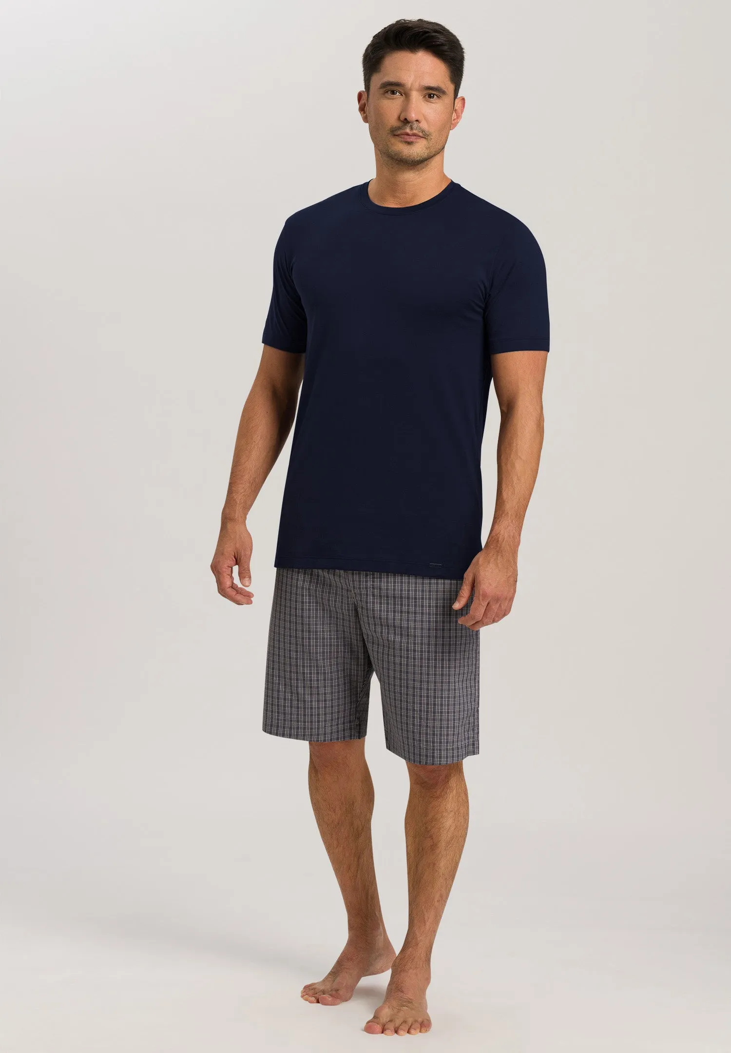Night & Day Cotton Crew Neck T-Shirt | Black Iris 75430-496