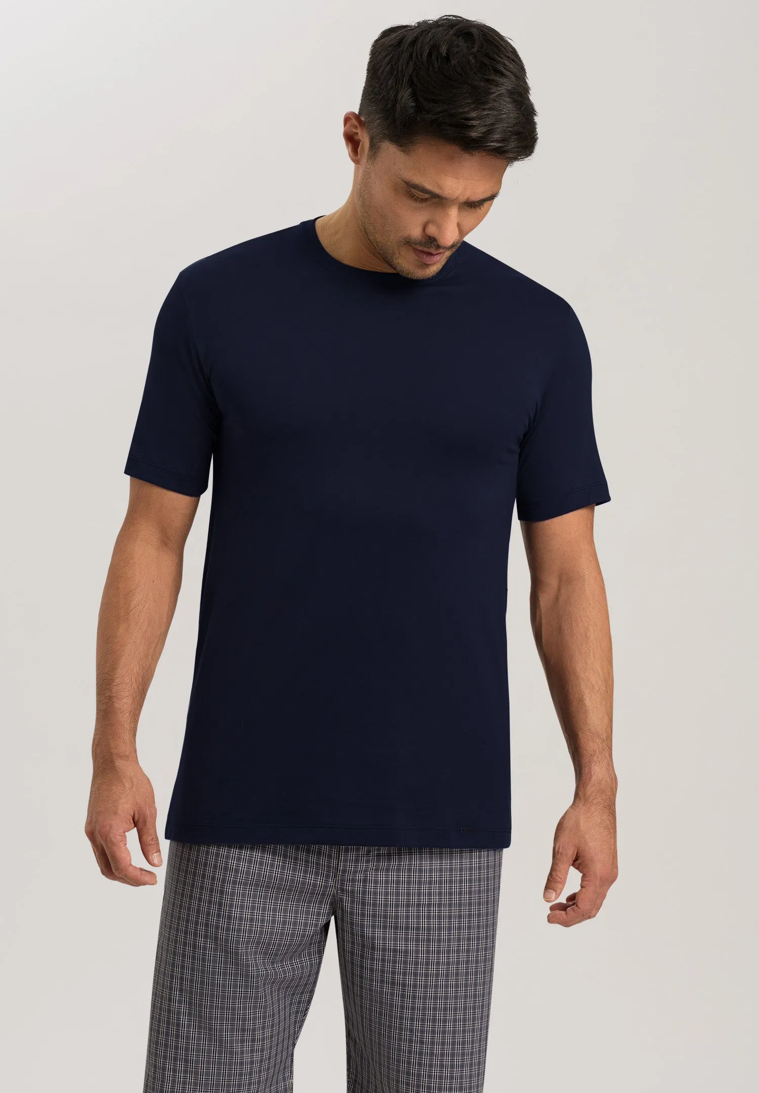 Night & Day Cotton Crew Neck T-Shirt | Black Iris 75430-496