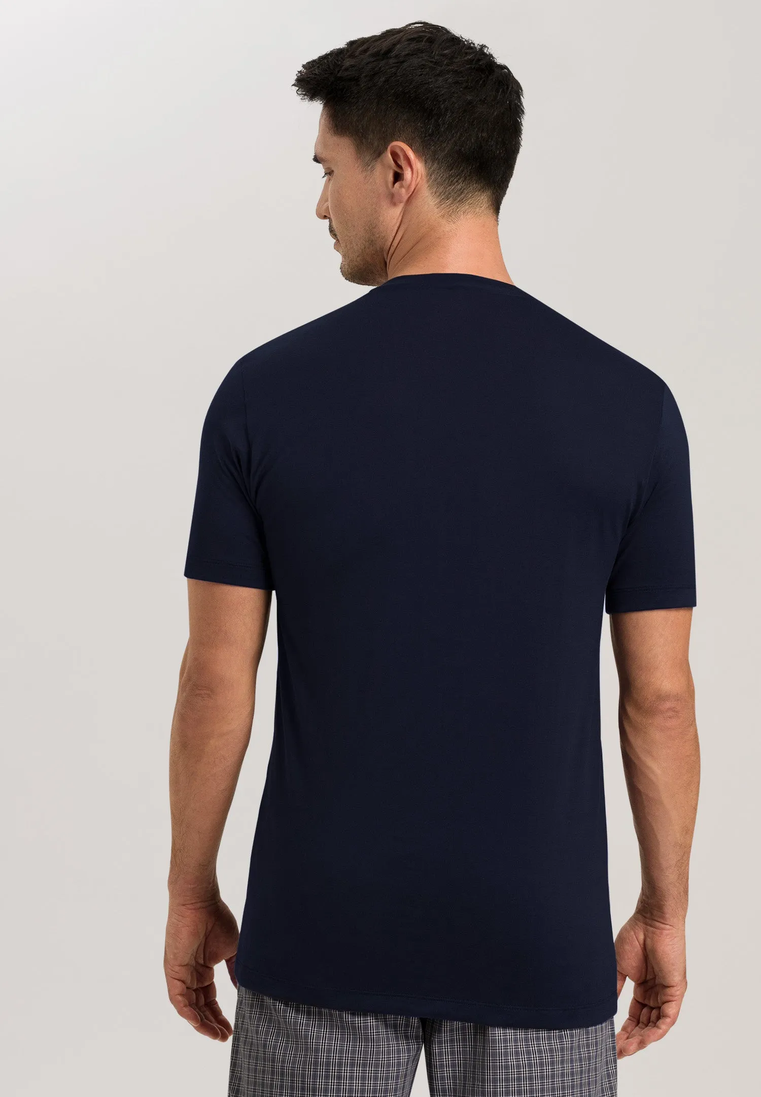 Night & Day Cotton Crew Neck T-Shirt | Black Iris 75430-496