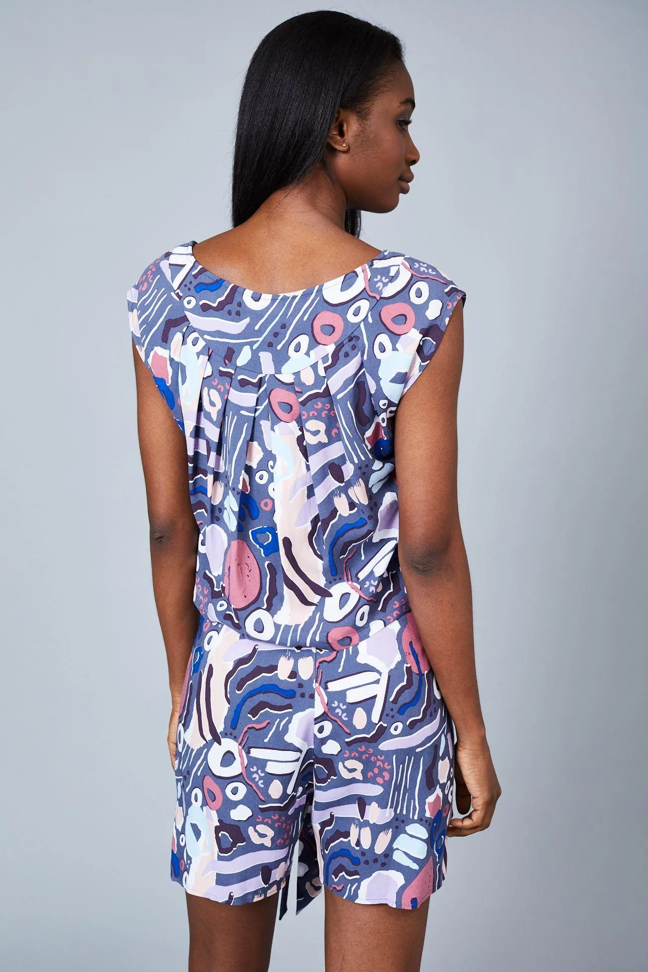 Nostalgia Print Top