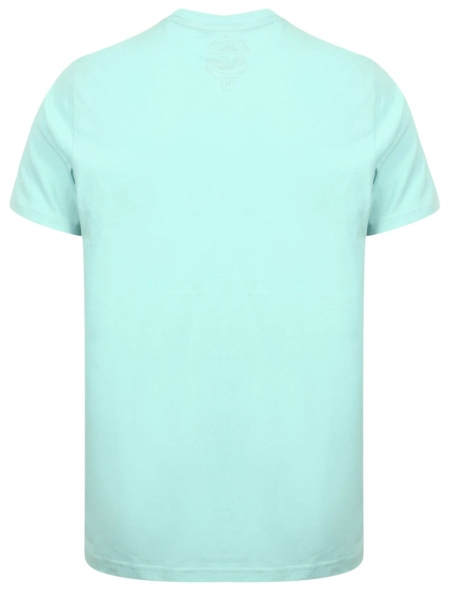 Peavey Cotton Crew Neck T-Shirt In Aqua Haze - South Shore
