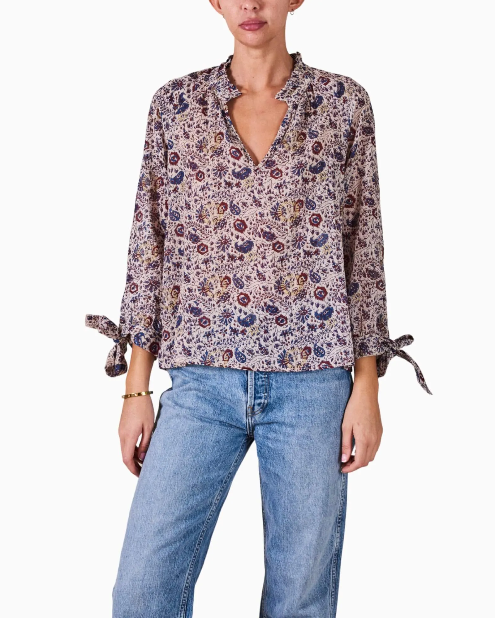 ROSA Long Sleeve Top | Floral Print