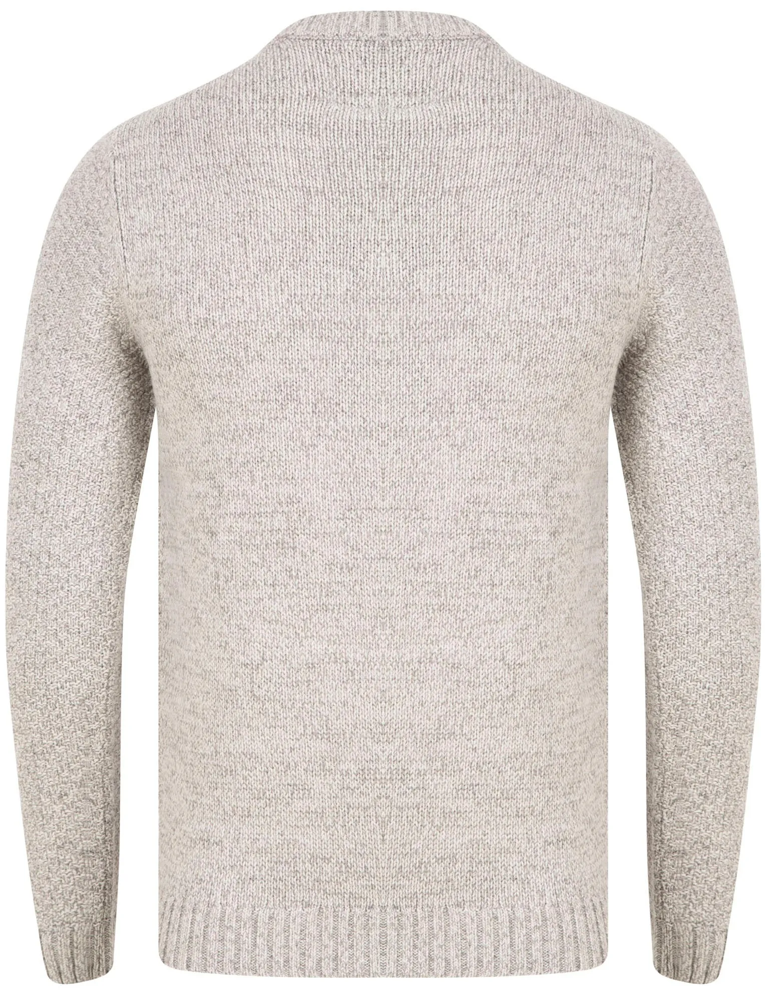 Scotby Chunky Cable Knitted Jumper in Light Grey Twist - Tokyo Laundry