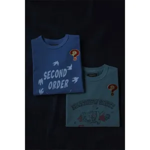 Sea Island Cotton T-shirt with Novelty Print - Short Sleeve Tee