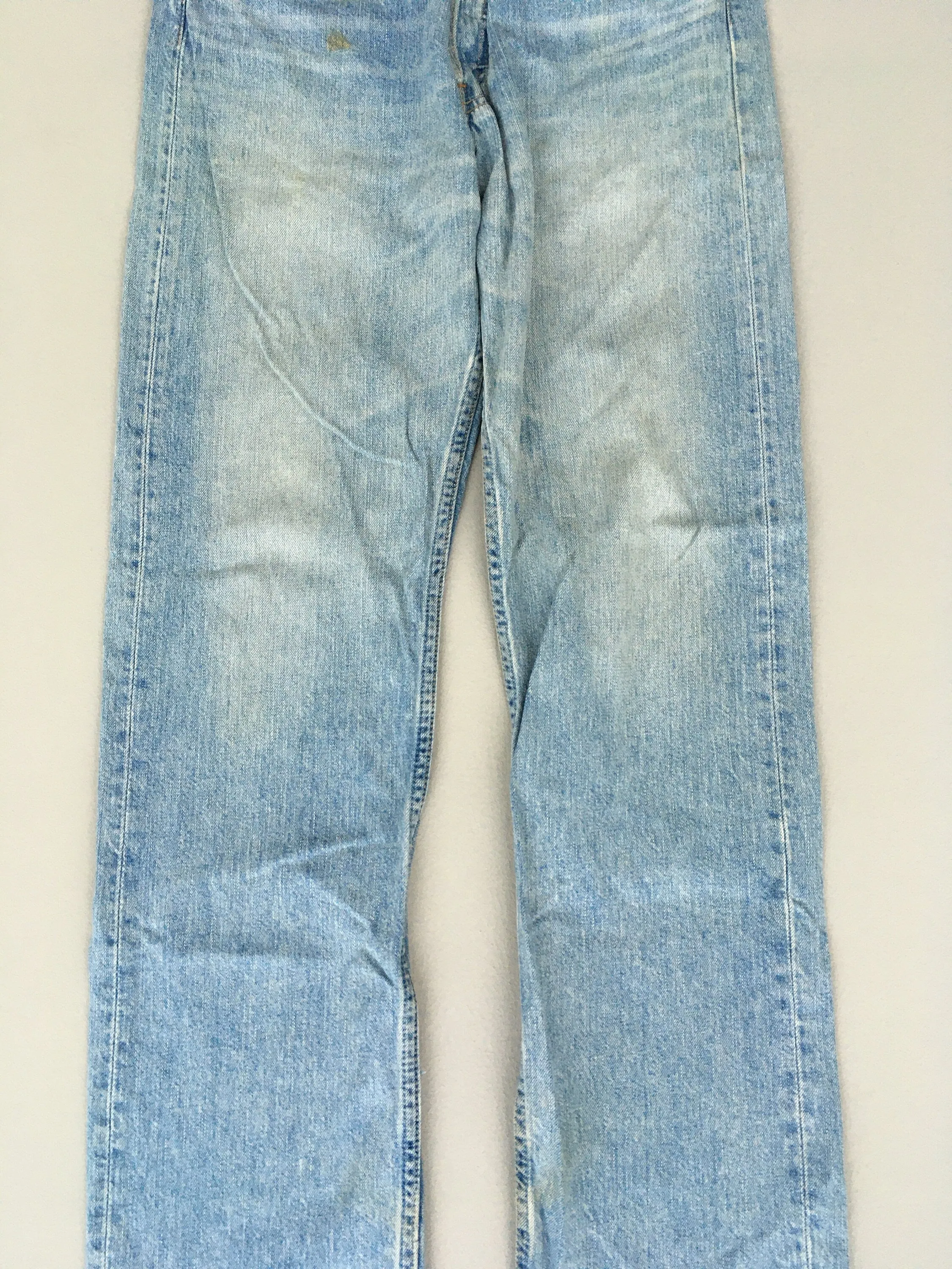 Size 30 Levis 501 Dirty Denim Jeans High Waisted
