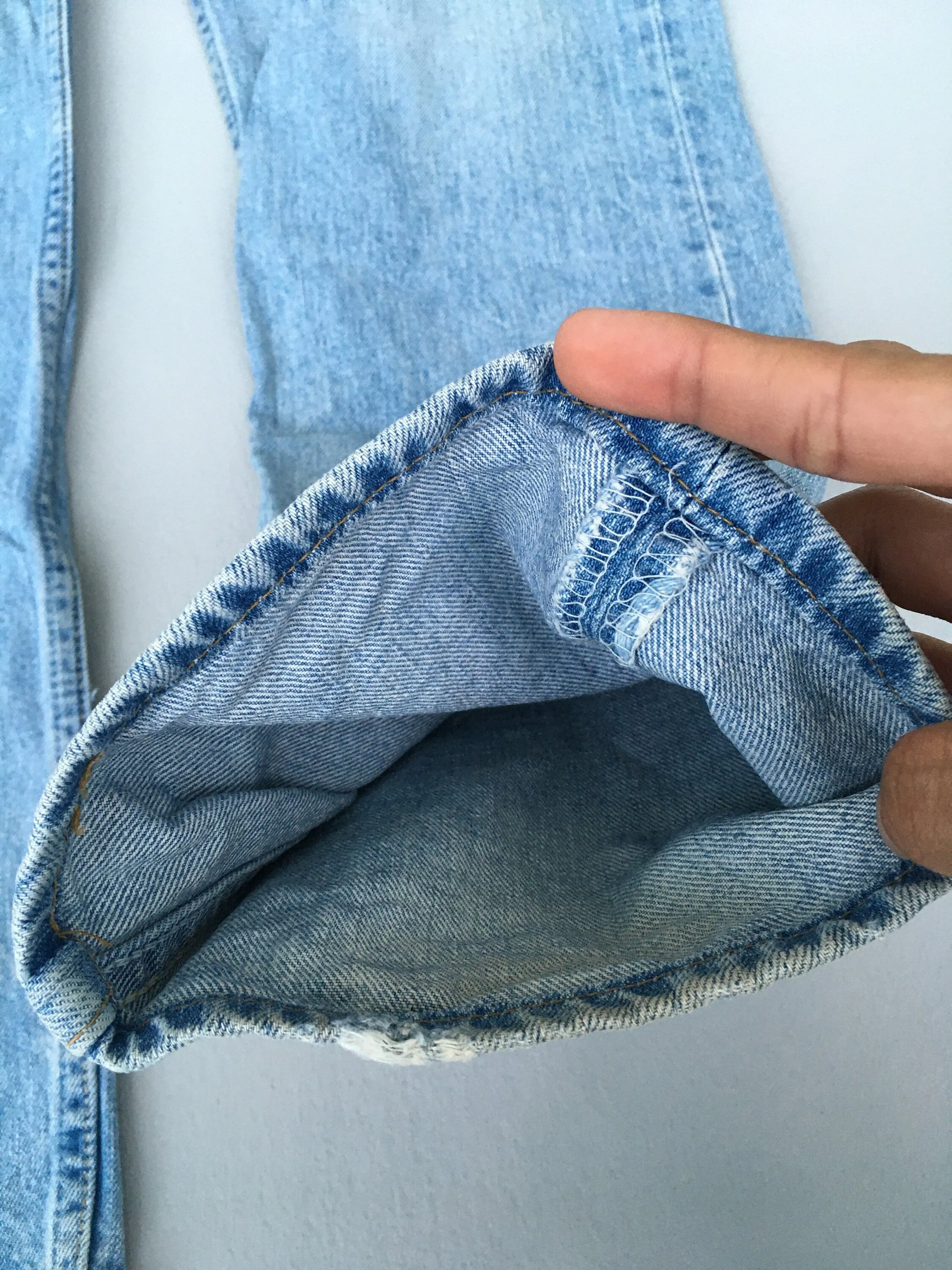 Size 30 Levis 501 Dirty Denim Jeans High Waisted
