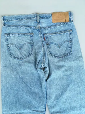 Size 30 Levis 501 Dirty Denim Jeans High Waisted