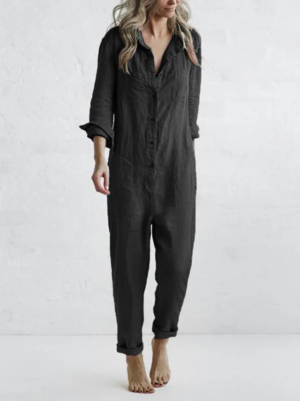 SOFIA - LONG SLEEVED JUMPSUIT