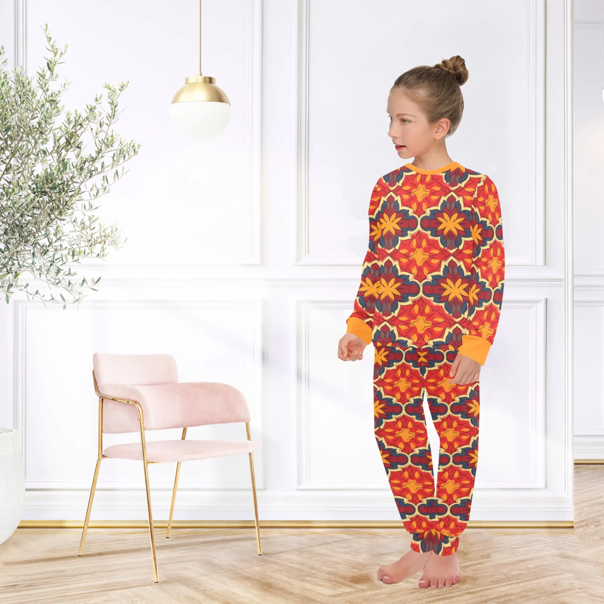 Spanish Sun | Autumn Pajama Set for Boys  | Whimsical & Cozy Sleepwear for Kids