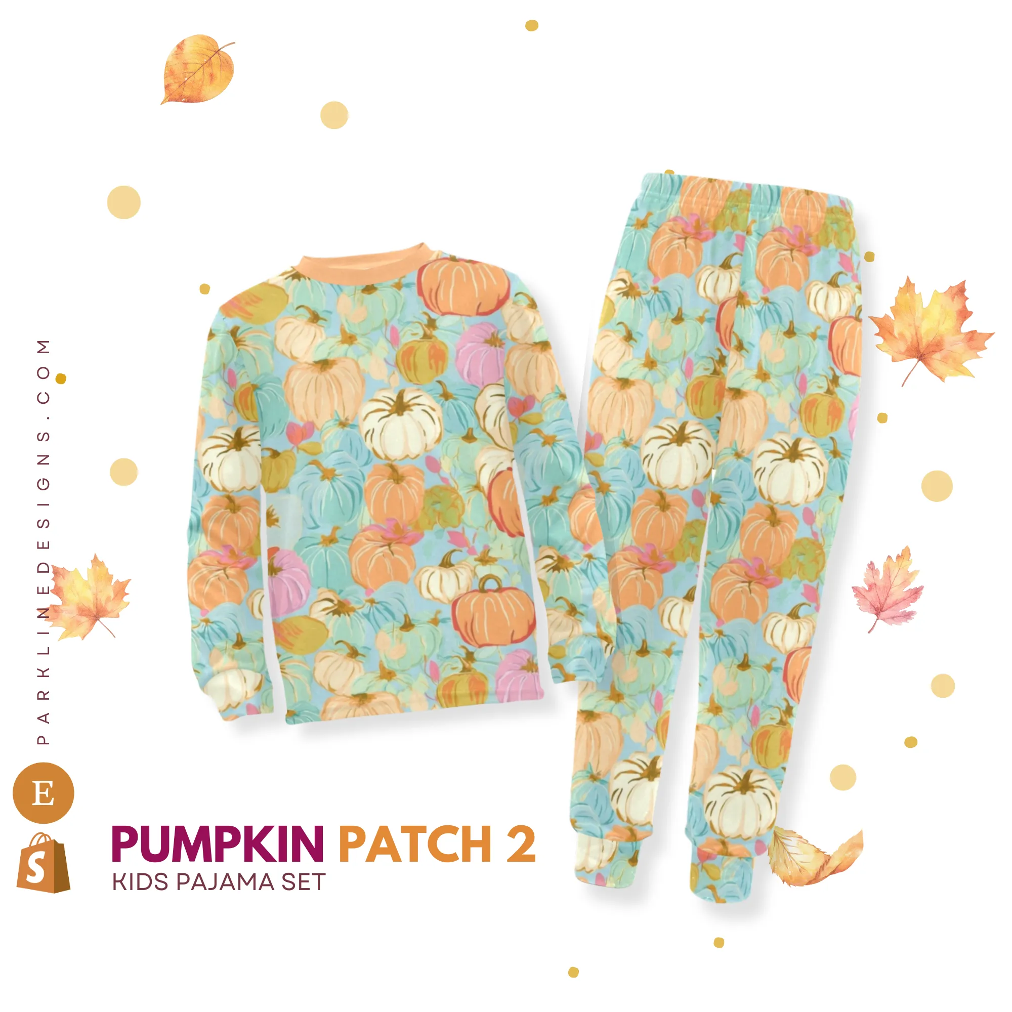 Spanish Sun | Autumn Pajama Set for Boys  | Whimsical & Cozy Sleepwear for Kids