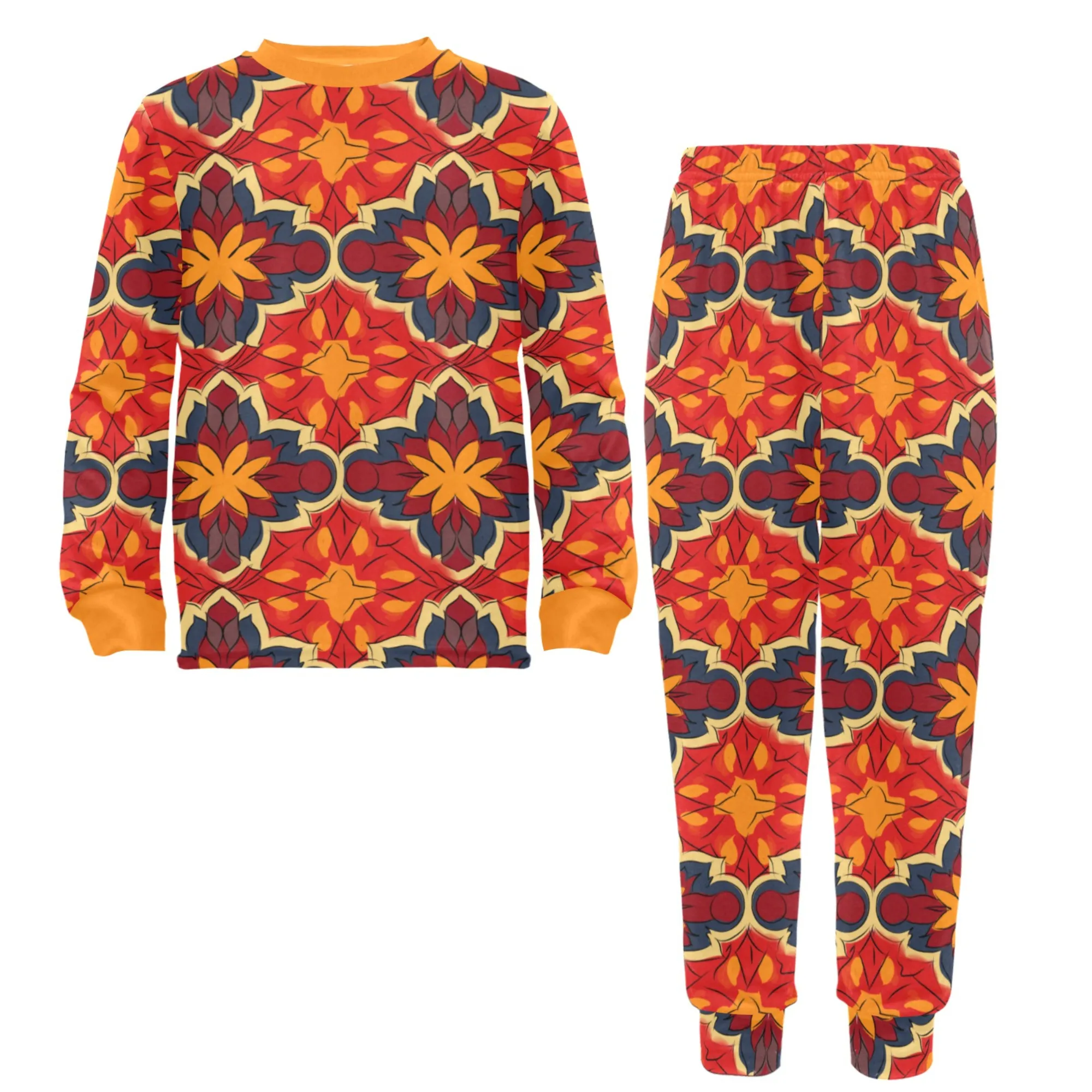 Spanish Sun | Autumn Pajama Set for Boys  | Whimsical & Cozy Sleepwear for Kids