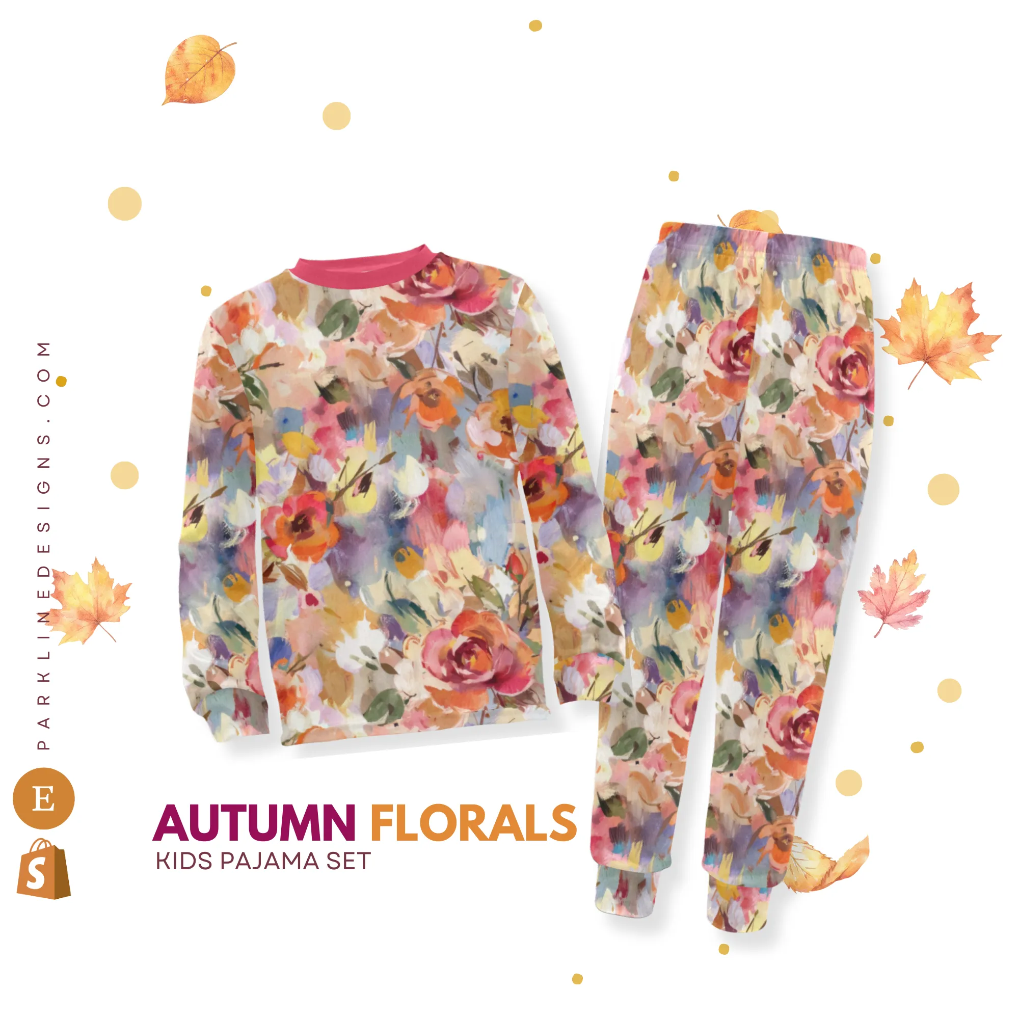 Spanish Sun | Autumn Pajama Set for Boys  | Whimsical & Cozy Sleepwear for Kids