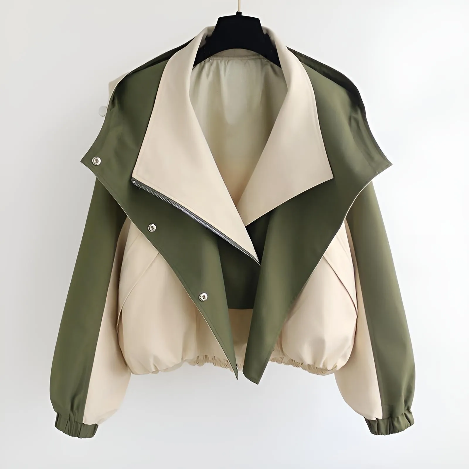 Women's Stylish Chic Short Trench Coat | Ideal for Autumn/Winter