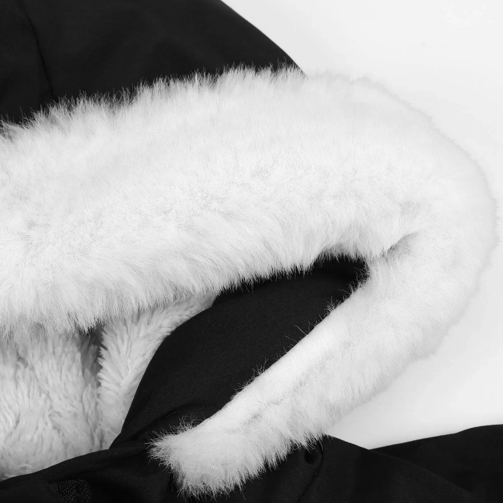 Women's Winter Hooded Fur-Lined Long Coat